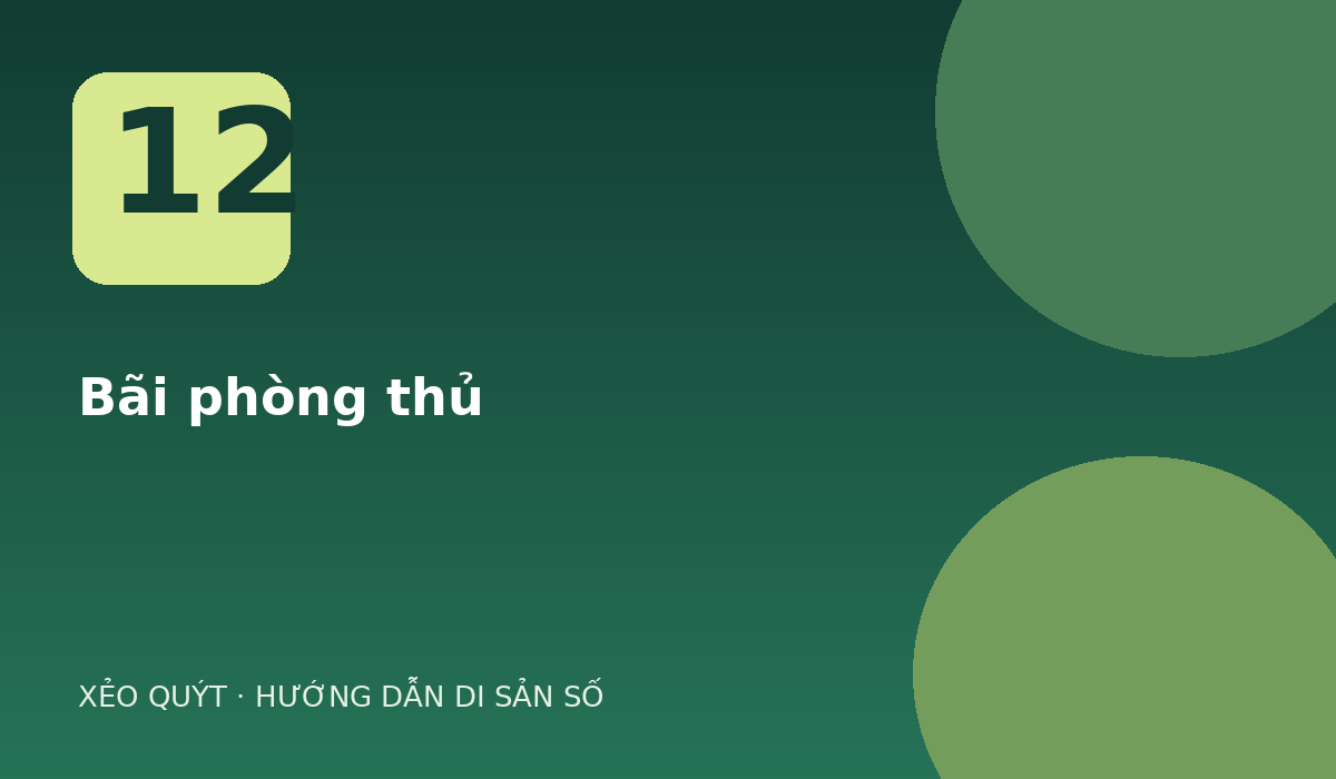 Bãi phòng thủ